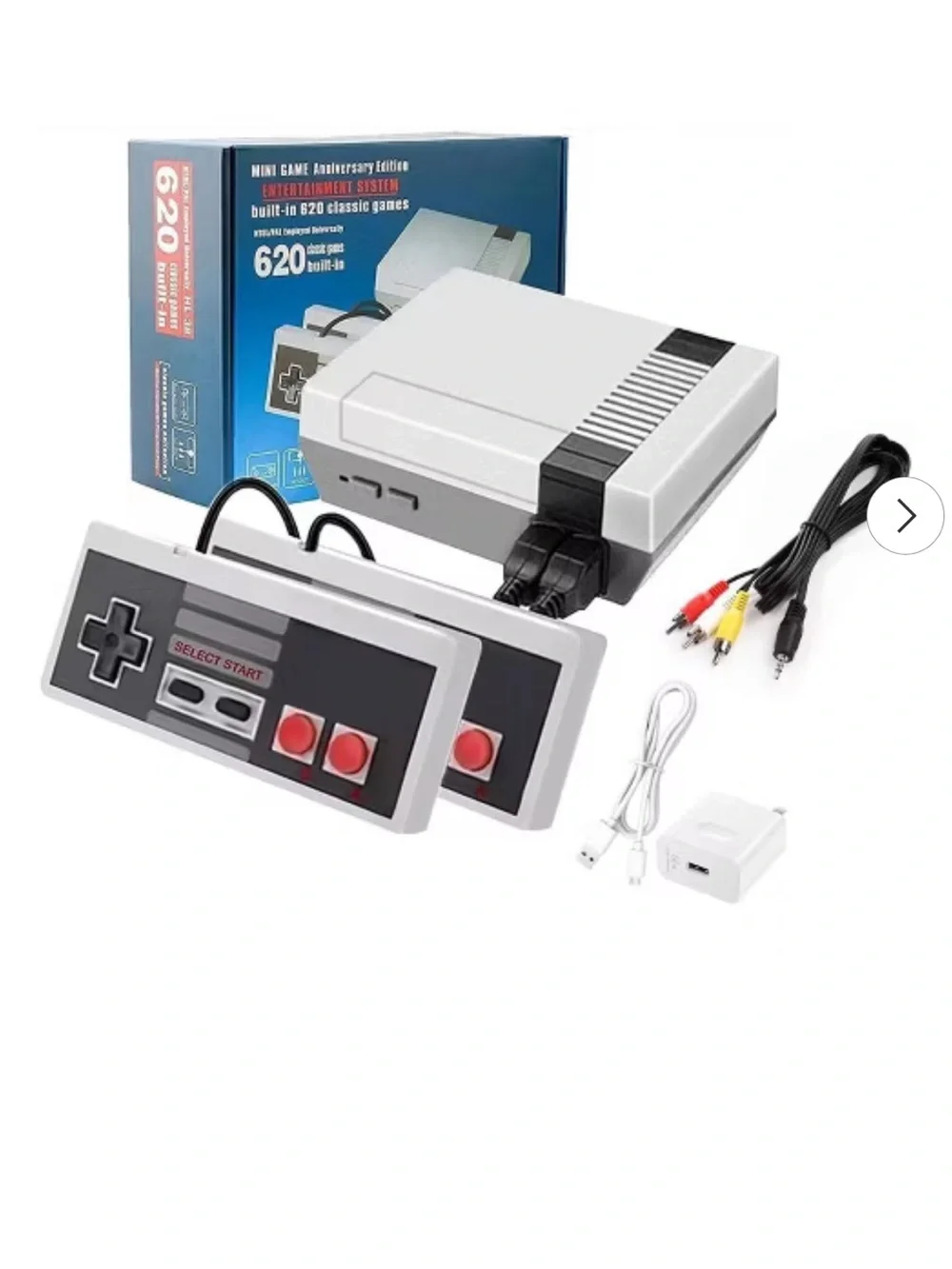Retro Classic Mini Game Console with 620 Built-In Games